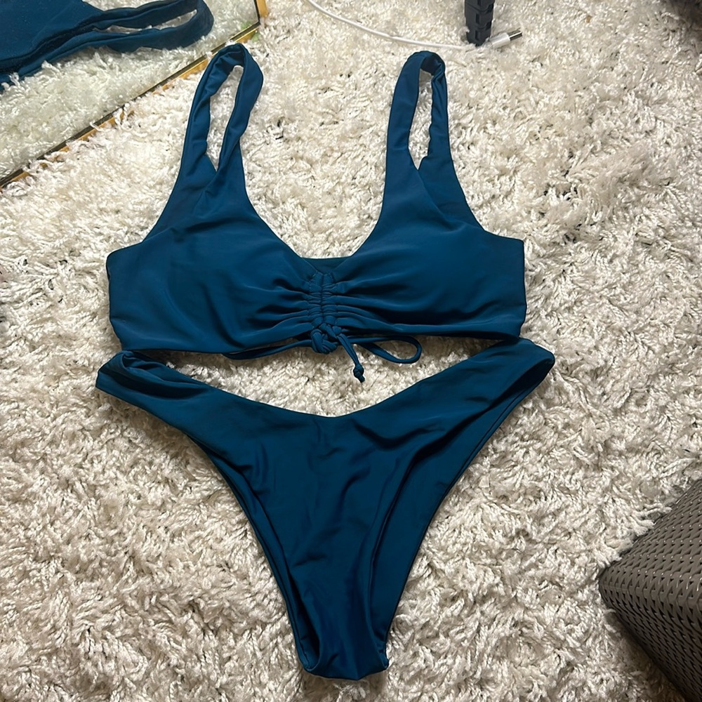 Zaful blue bikini